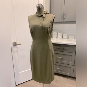 Olive green Calvin Klein sheath dress! - 10
